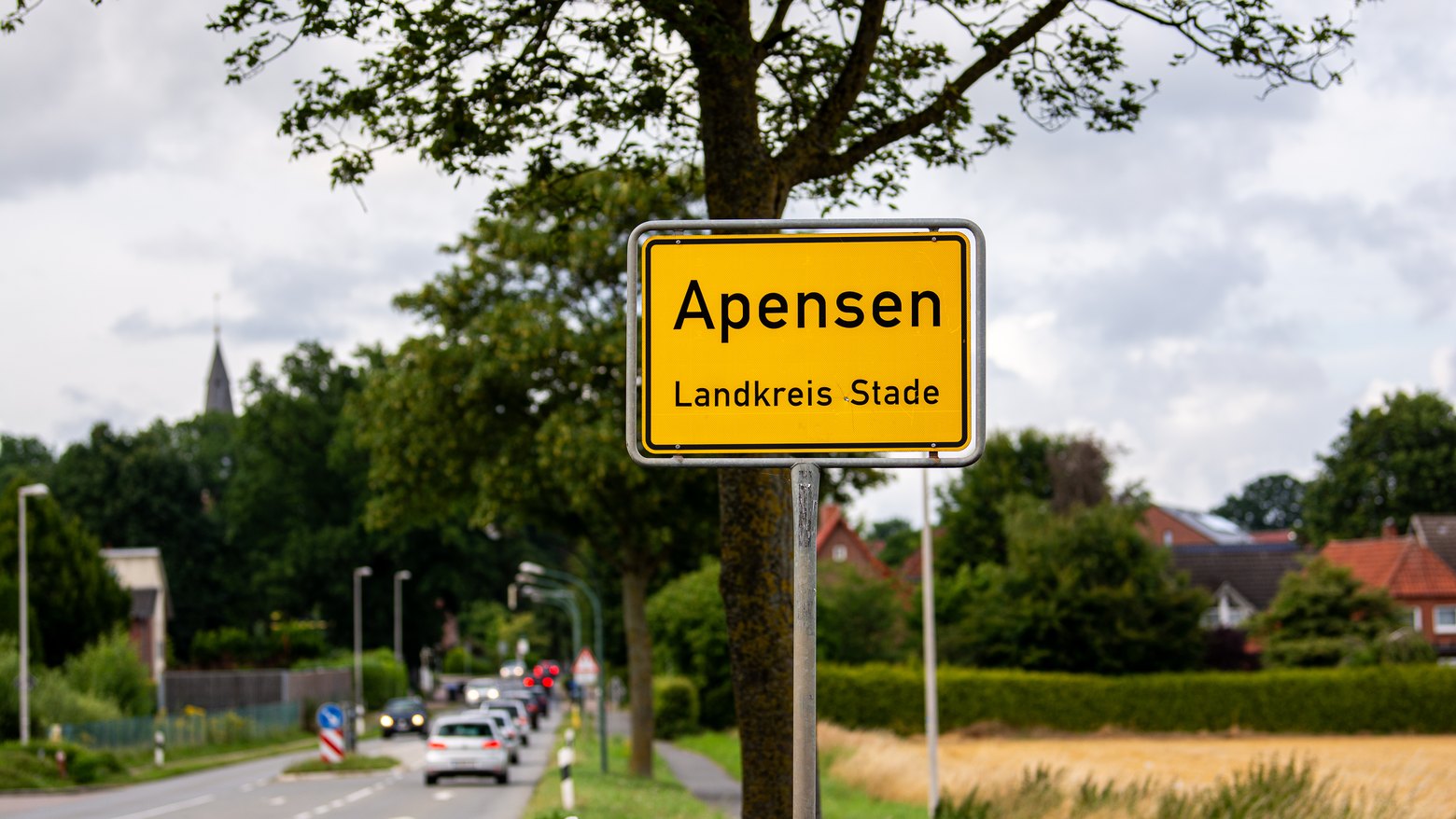 Ortstafel Apensen
