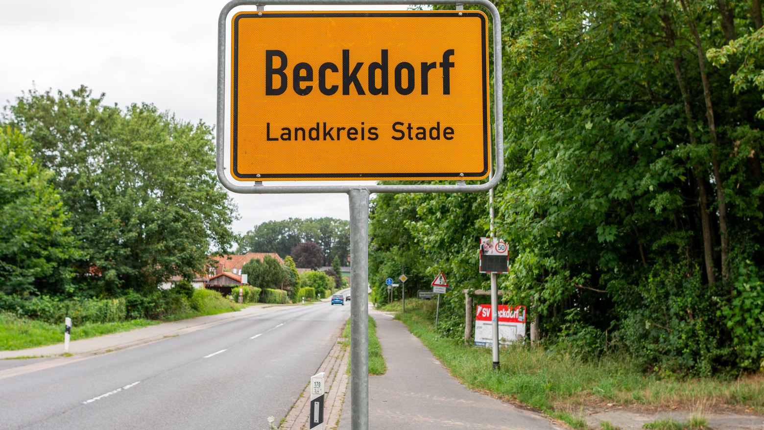 Ortstafel Beckdorf