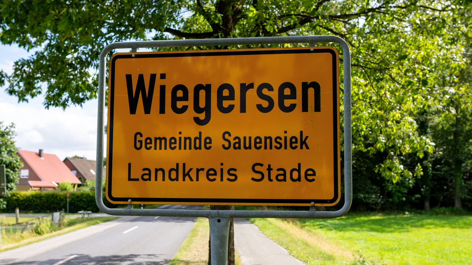 Ortstafel Wiegersen